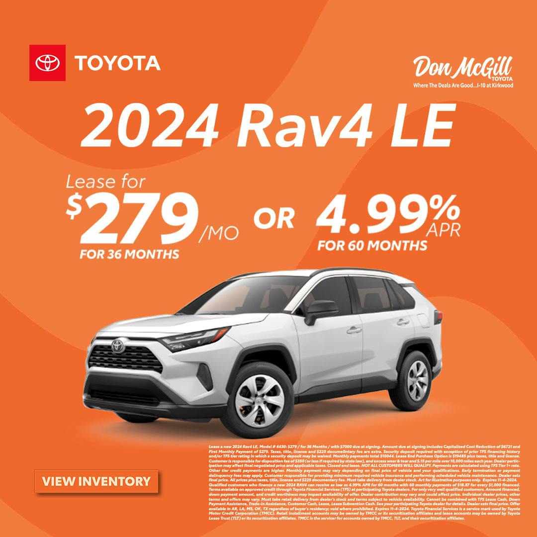 Toyota RAV4 Specials