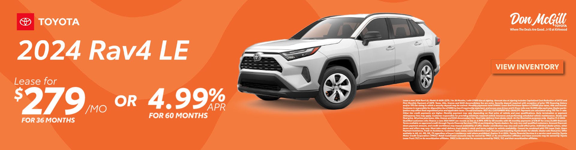 Toyota RAV4 Specials