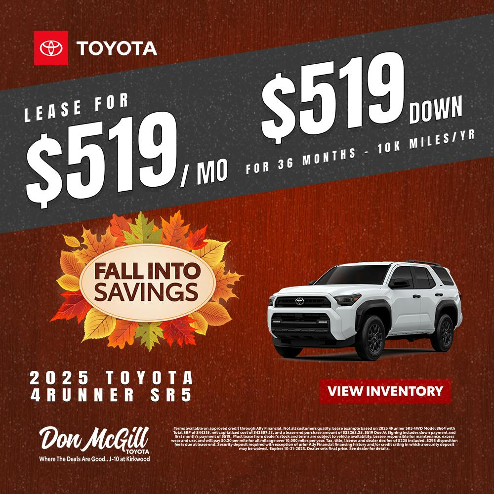 2025 4Runner SR5 4WD 4th of July