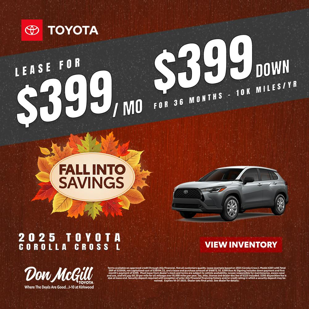 2025 Corolla Cross L