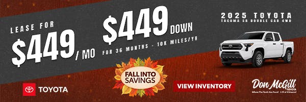 Toyota Tacoma Specials | Don McGill Toyota
