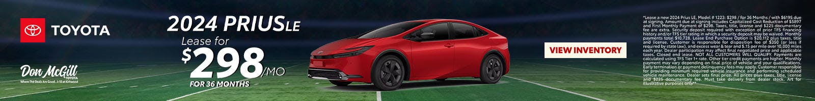 Toyota Prius Specials