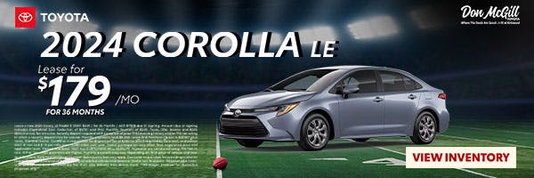 Toyota Corolla Specials | Don McGill Toyota