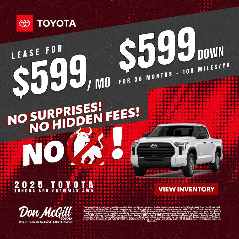 2025 Tundra SR5 Crewmax
