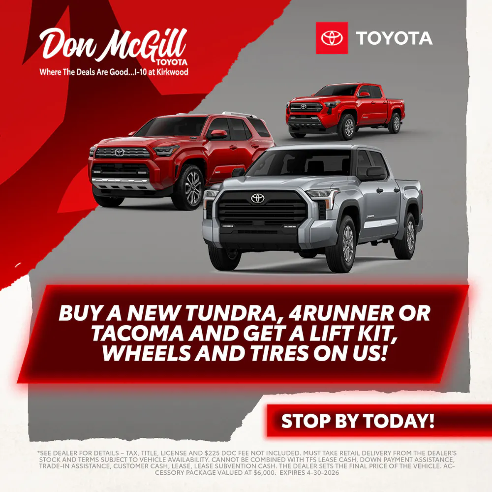 Lift Kit Special | Don McGill Toyota