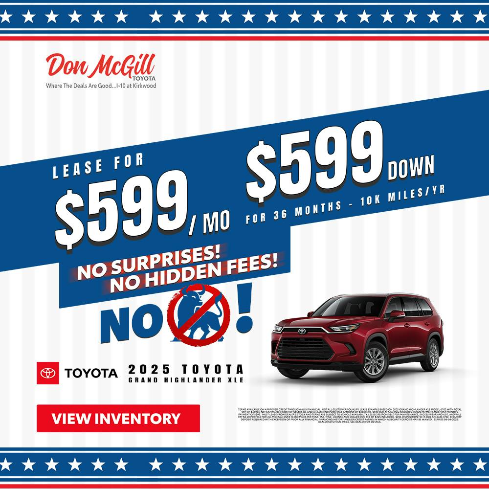 2025 Grand Highlander XLE 4th of July