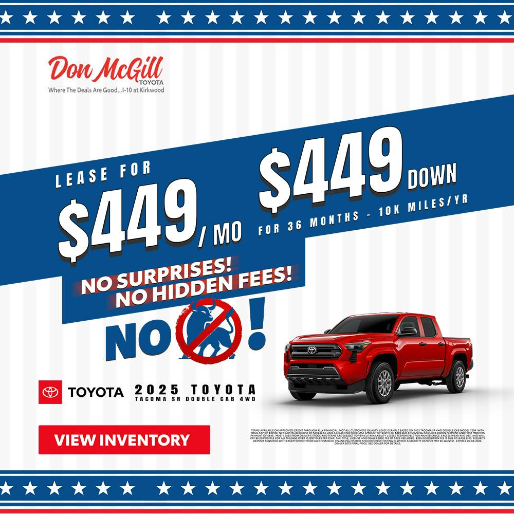 2025 Tacoma SR5 Double Cab 4th of July