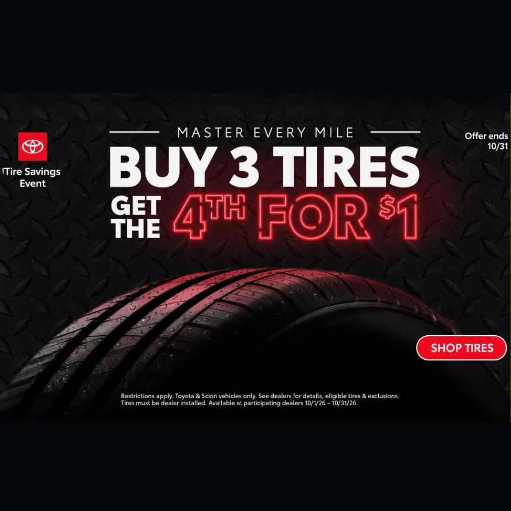 October 2026 Tire Savings