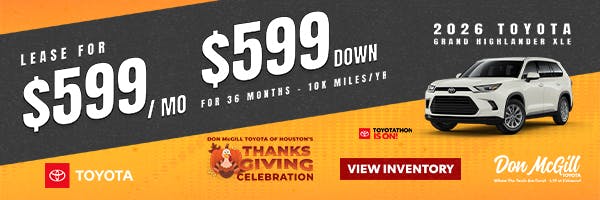 2026 Grand Highlander XLE Toyotathon Sales Event | Don McGill Toyota