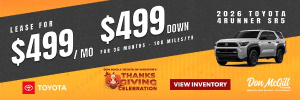 2026 4Runner SR5 4WD Special | Don McGill Toyota