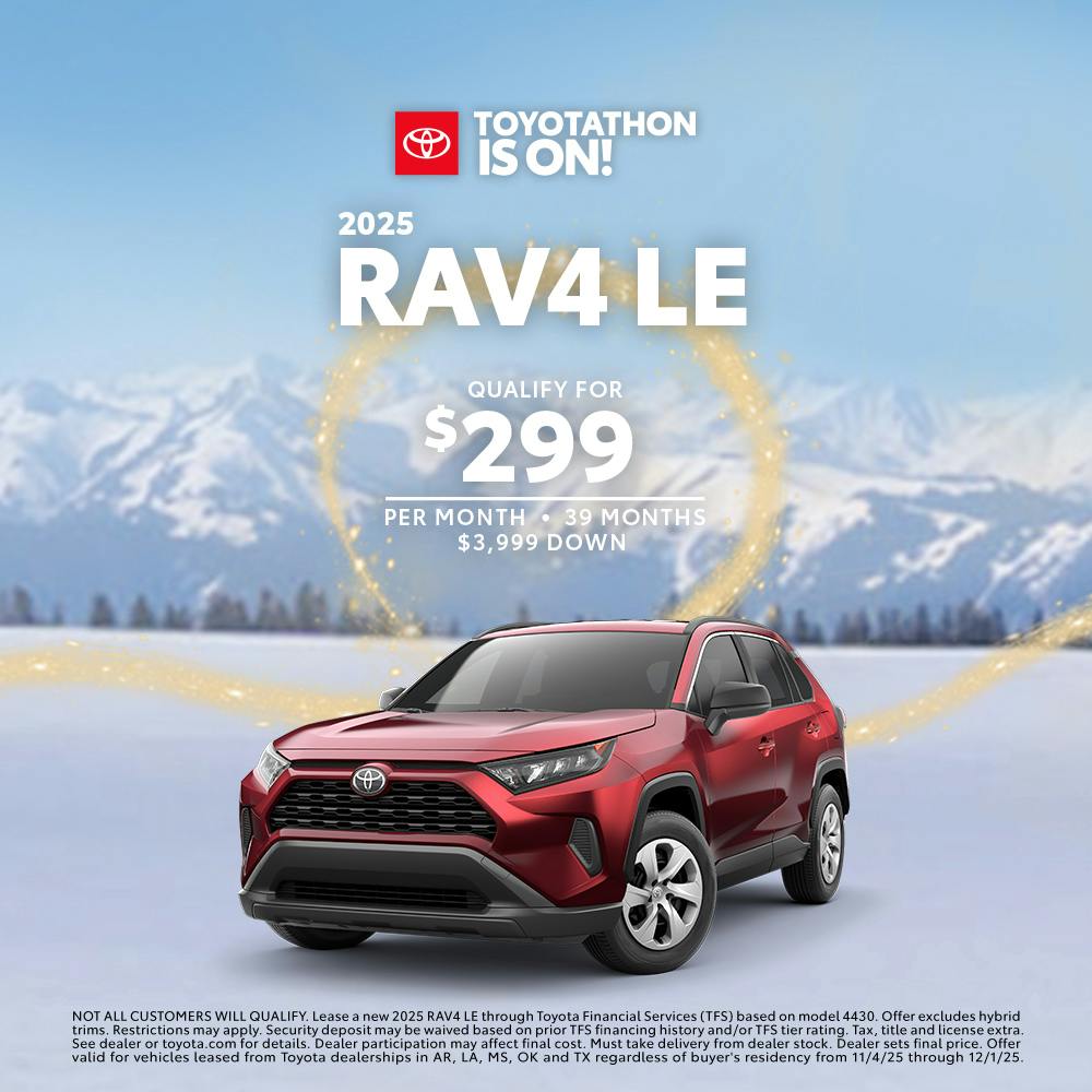 November 2025 GST RAV4 Lease Toyotathon