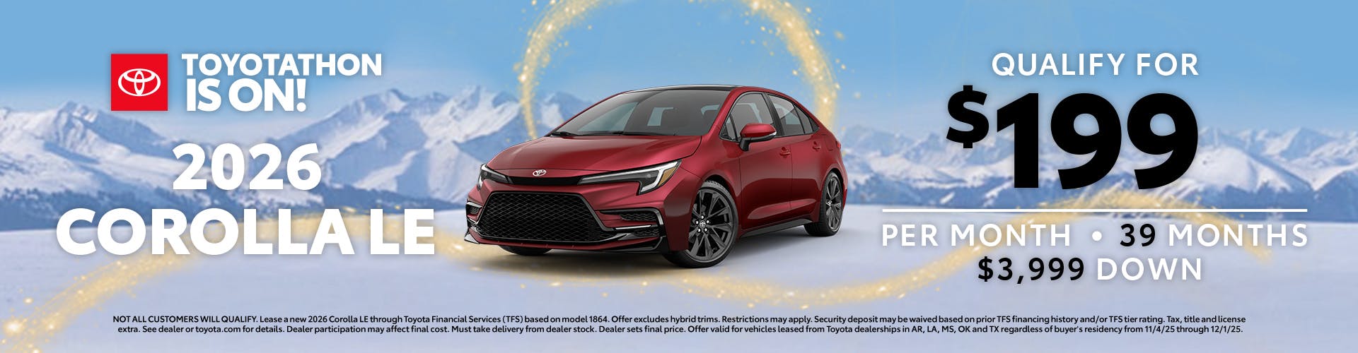 November 2025 GST Corolla Lease Toyotathon