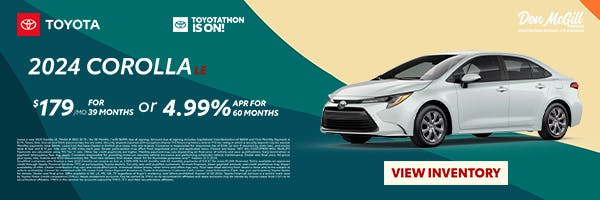 Toyota Corolla Specials | Don McGill Toyota