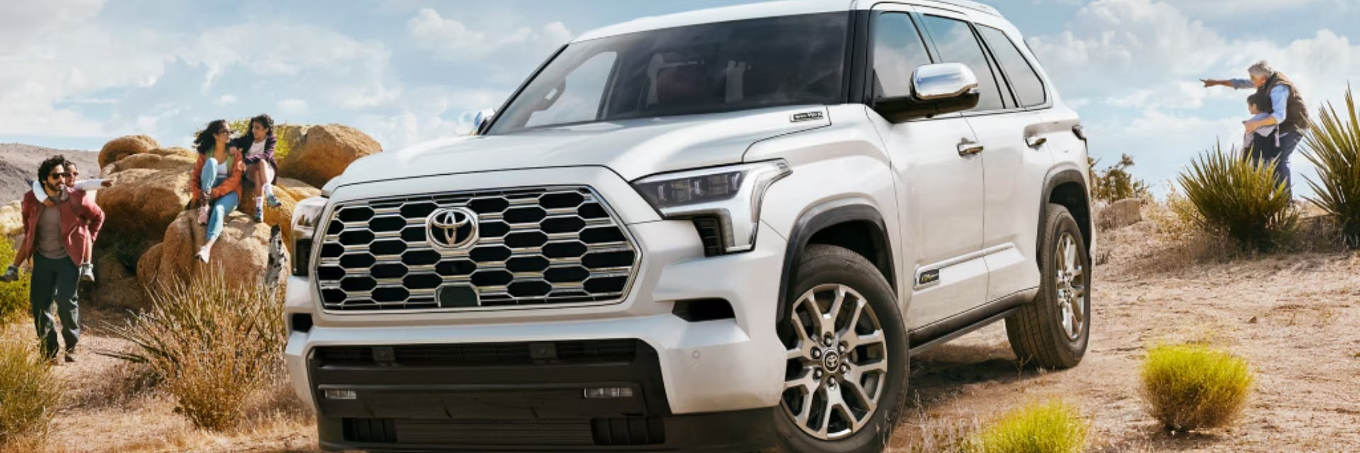 Toyota Sequoia 1794 Edition shown in Wind Chill Pearl