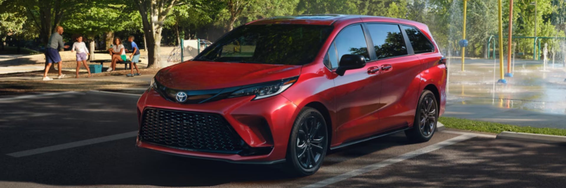 Toyota Sienna XSE shown in Ruby Flare Pearl