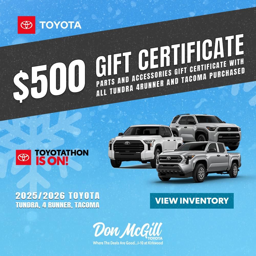 500$ Parts Gift Certificate
