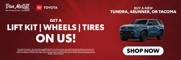 Lift Kit Special | Don McGill Toyota