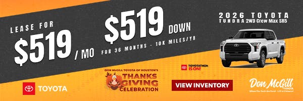 2026 Tundra SR5 Crewmax Toyotathon Sales Event | Don McGill Toyota