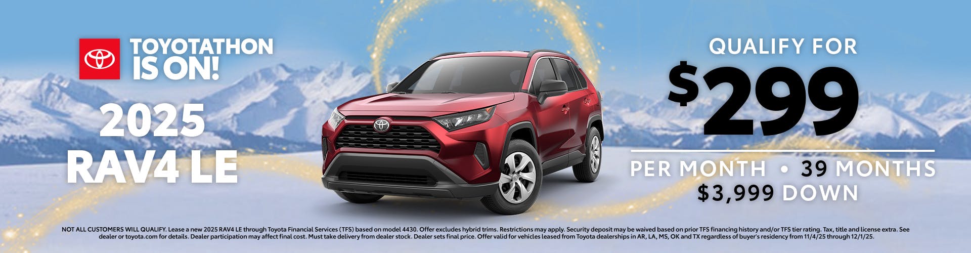 November 2025 GST RAV4 Lease Toyotathon