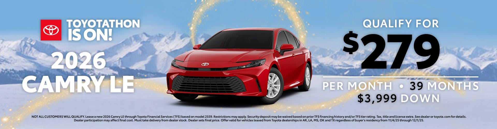 November 2025 GST Camry Lease Toyotathon