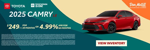 Toyota Camry Specials | Don McGill Toyota