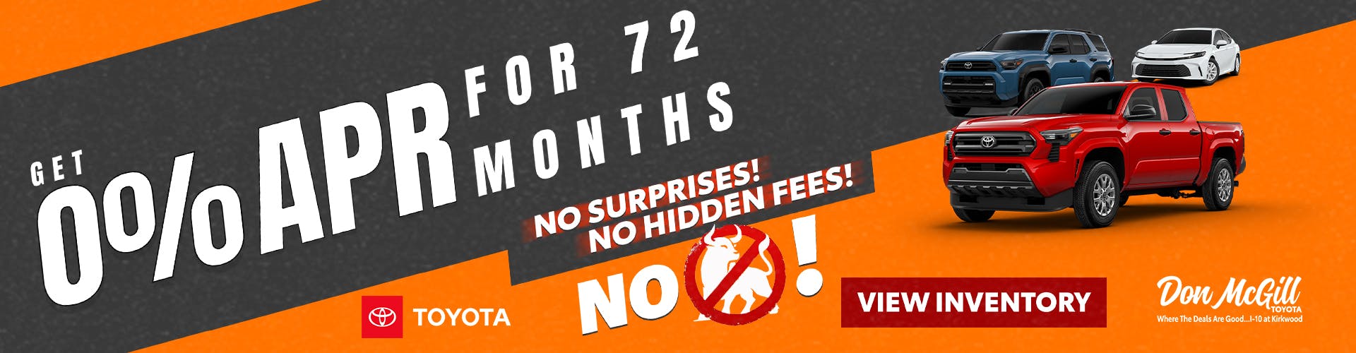 0% APR for 72 Months