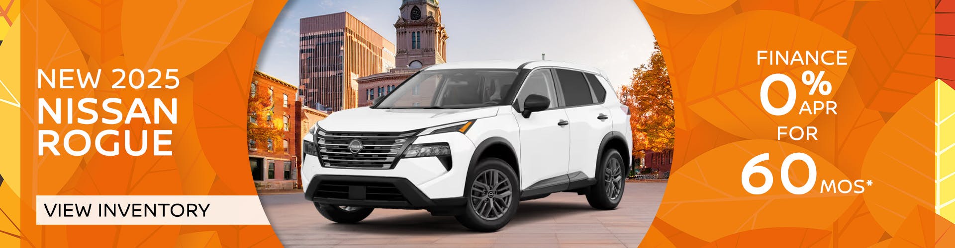 New 2025 Nissan Rogue – 0% APR