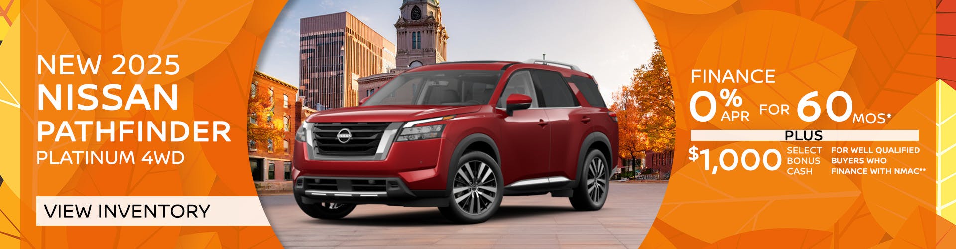 New 2025 Nissan Pathfinder – 0% APR
