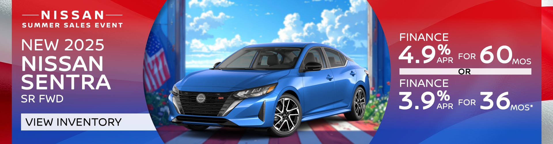 New 2025 Nissan Sentra Finance 4.9% APR