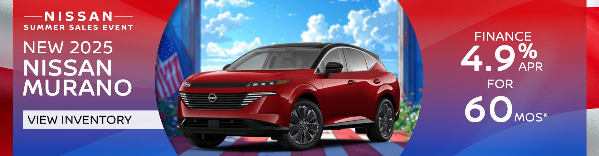 New 2025 Nissan Murano Finance 4.9% APR
