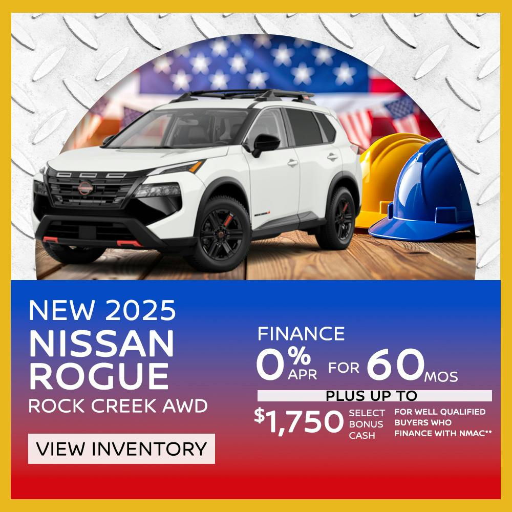 New 2025 Nissan Rogue Rock Creek AWD