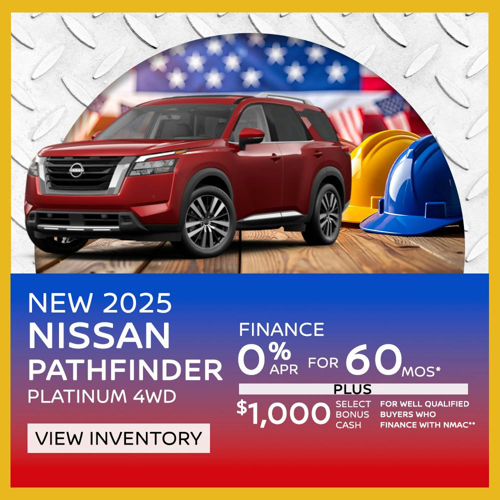 New 2025 Nissan Pathfinder Platinum 4WD