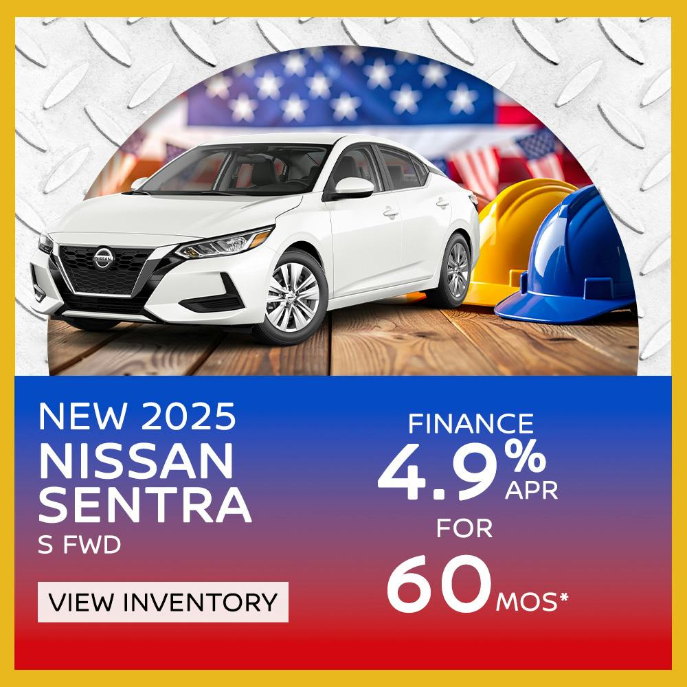 New 2025 Nissan Sentra S FWD