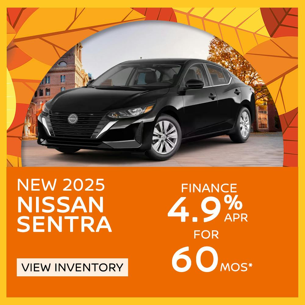 New 2025 Nissan Sentra – 4.9% APR