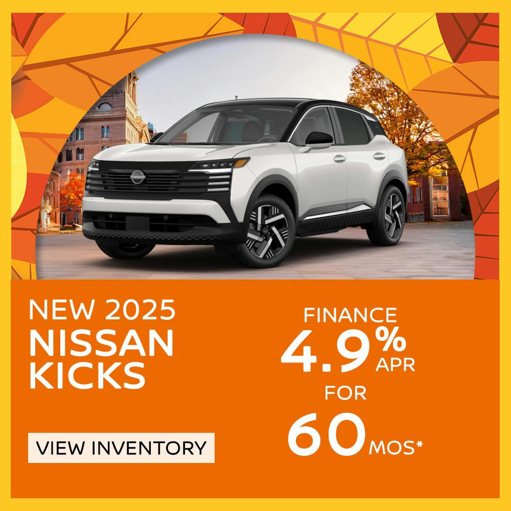 New 2025 Nissan Kicks – 4.9% APR