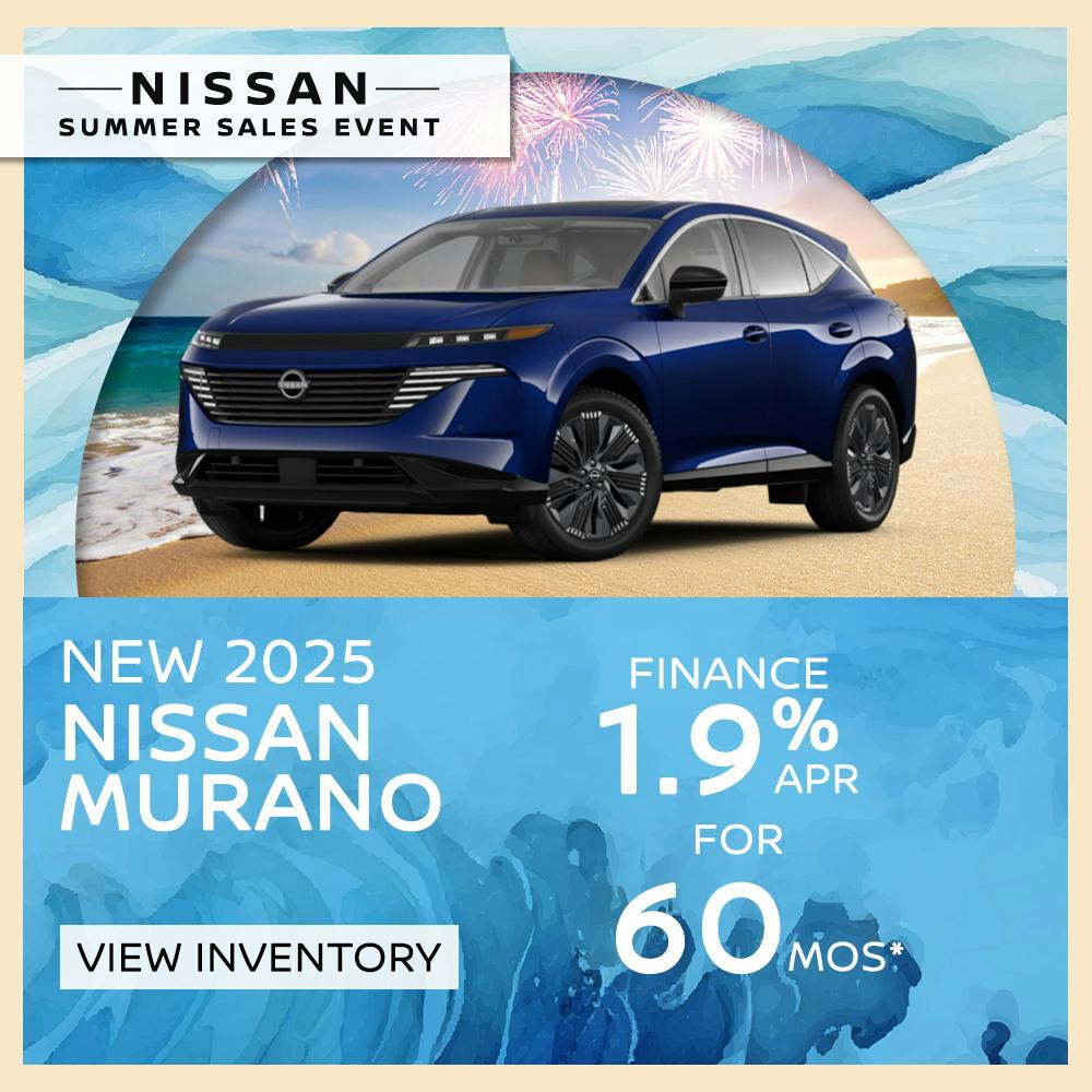 New 2025 Nissan Murano Finance For 1.9% APR