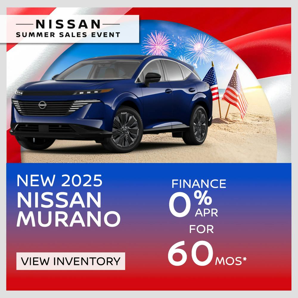 New 2025 Nissan Murano Finance for 0% APR