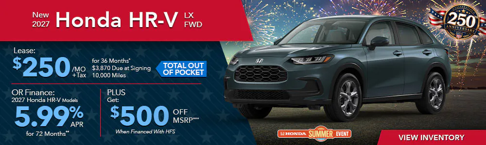 New 2027 Honda HR-V LX FWD | First Honda Simi Valley
