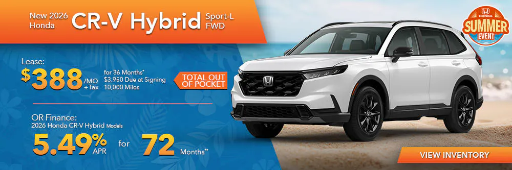 New 2026 Honda CR-V Hybrid Sport-L FWD | First Honda Simi Valley