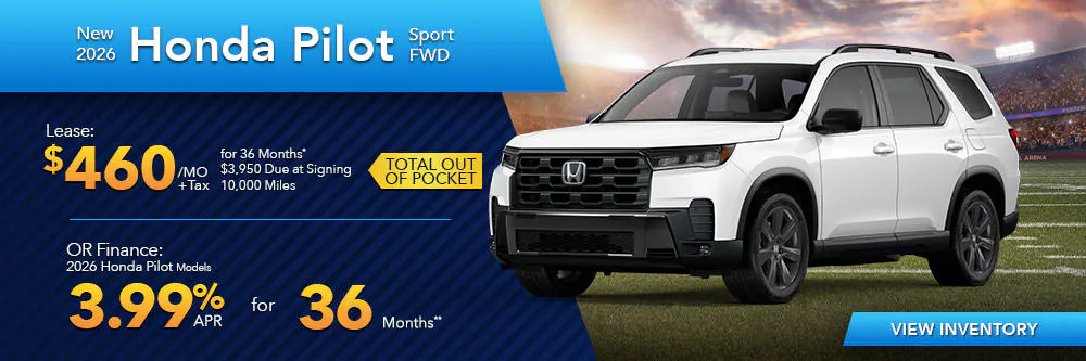 New 2026 Honda Pilot Sport FWD | First Honda Simi Valley