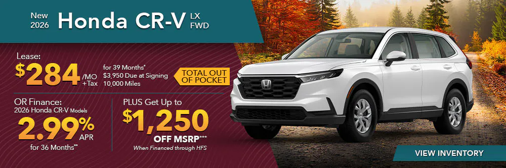 New 2026 Honda CR-V LX FWD | First Honda Simi Valley