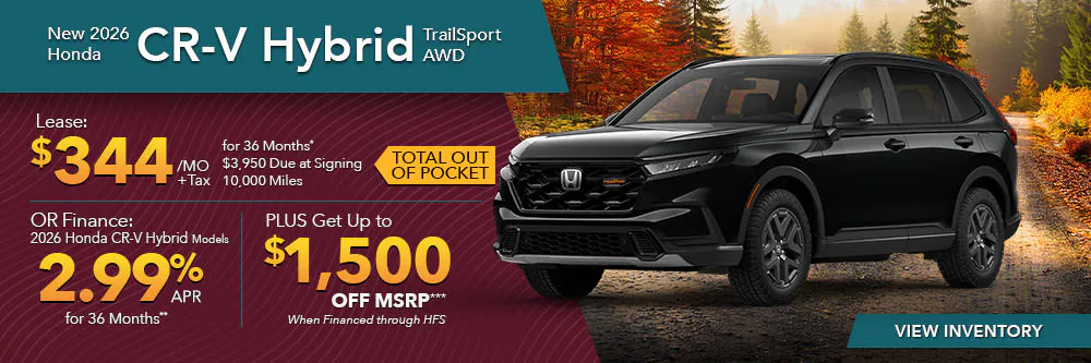 New 2026 Honda CR-V Hybrid TrailSport AWD | First Honda Simi Valley