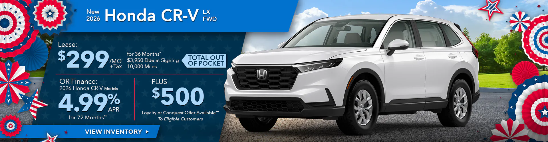 New 2026 Honda CR-V LX FWD