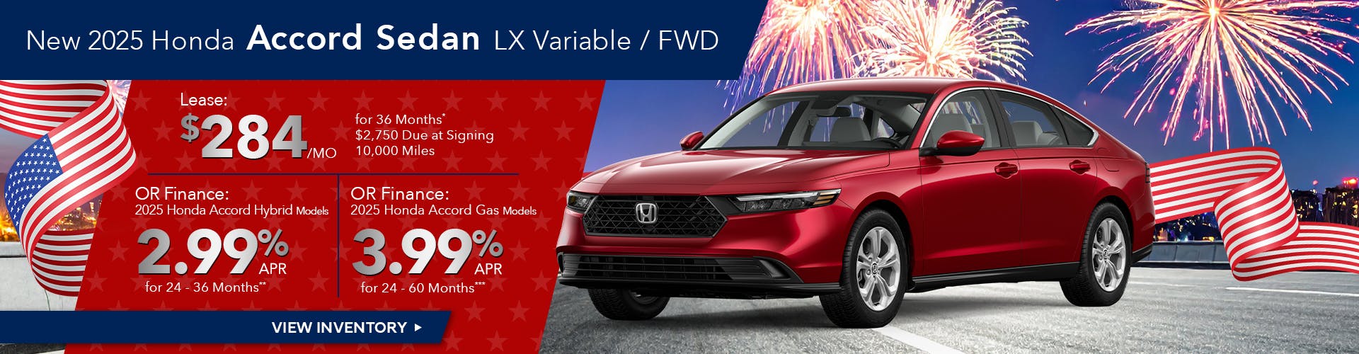 New 2025 Honda Accord Sedan LX Variable/FWD