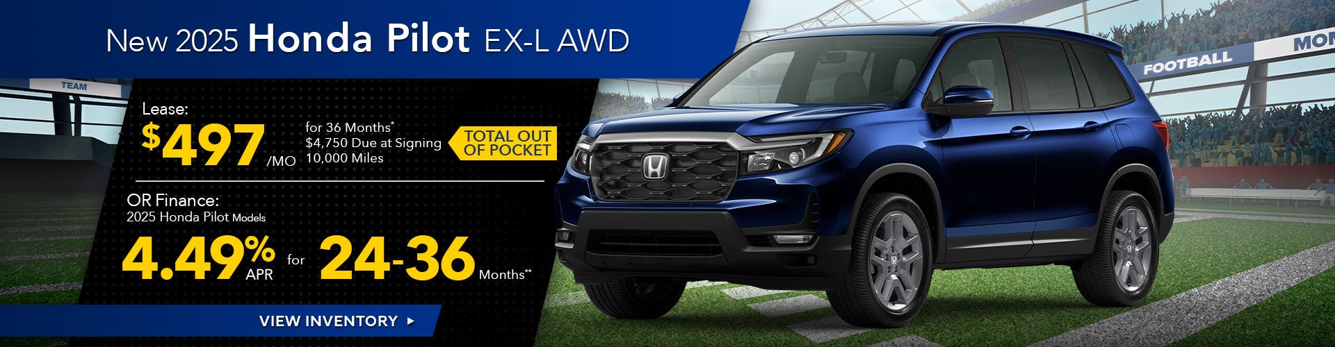 New 2025 Honda Pilot EX-L AWD