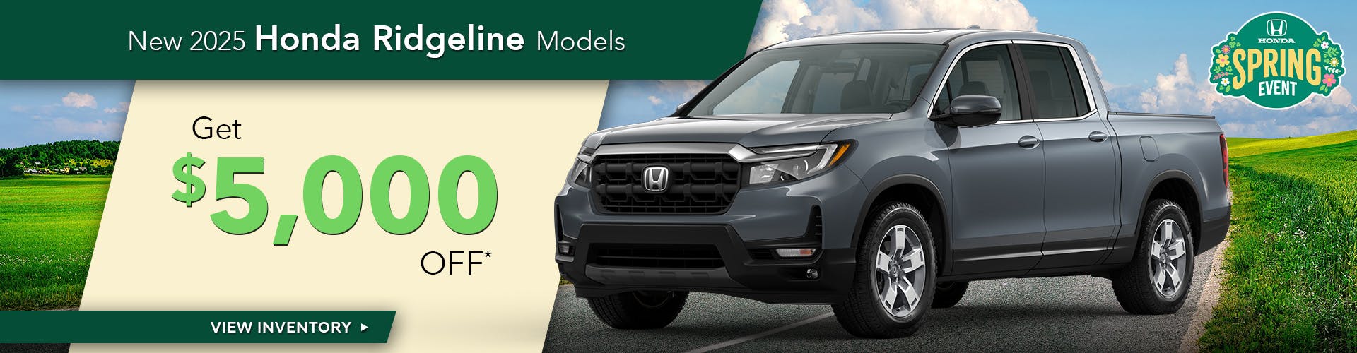 New 2025 Honda Ridgeline