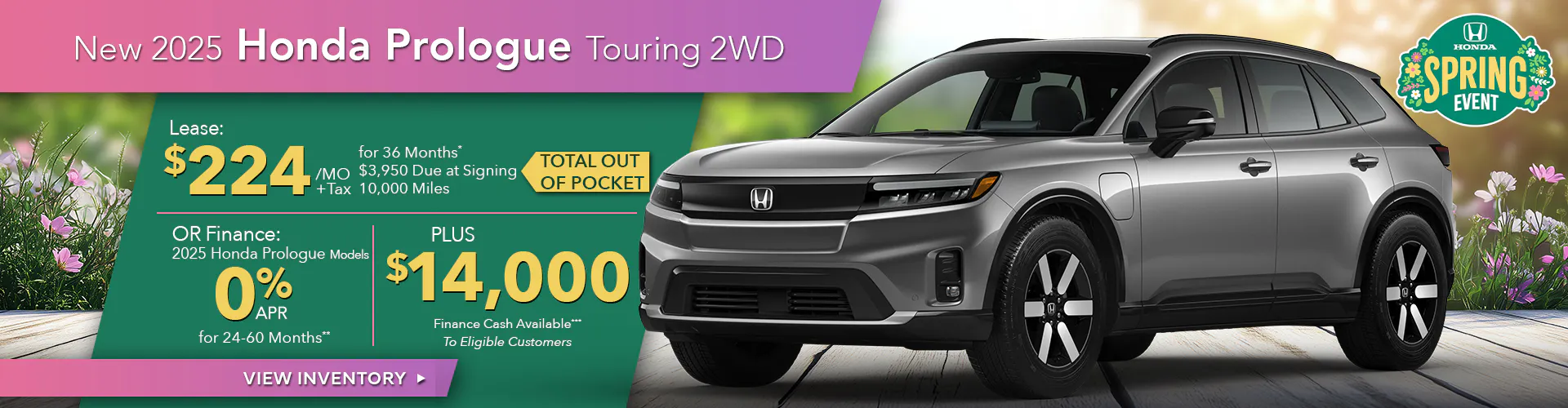 New 2025 Honda Prologue 2WD Touring