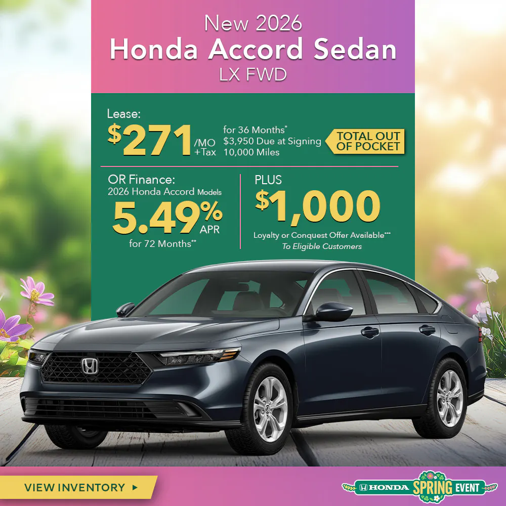 New 2026 Honda Accord Sedan LX FWD