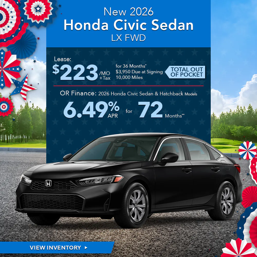New 2026 Honda Civic Sedan LX FWD