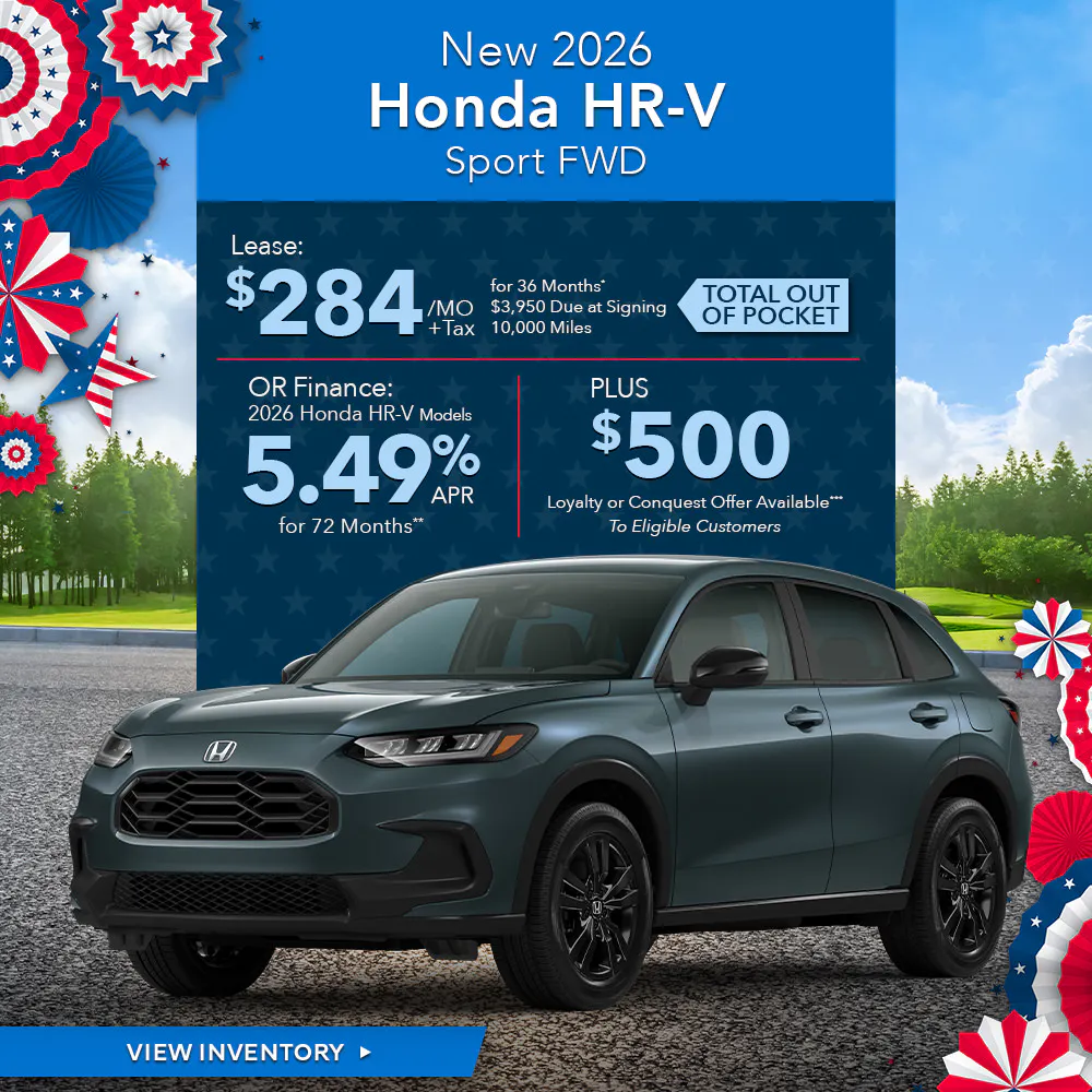 New 2026 Honda HR-V Sport AWD